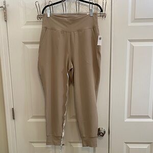 Old Navy Beige Active Wear- Powersoft Jogger Pants